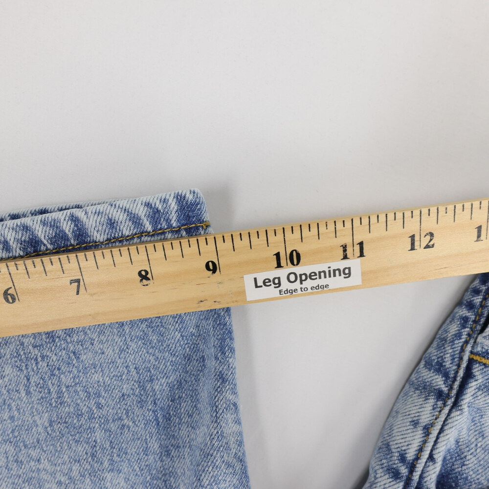 Pilcro Jeans Womens 26 Blue High Rise Straight Leg Light Wash Utility Stretch - Picture 8 of 11